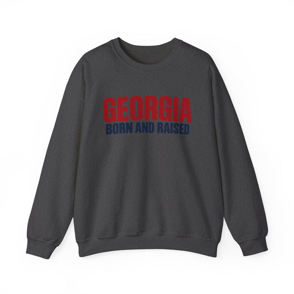 Georgia Born and Raised Minimal Modern Unisex Sweatshirt Graphic