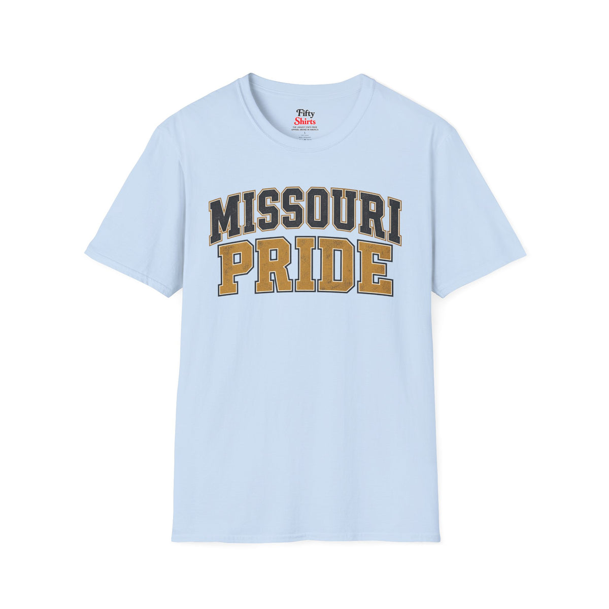 Missouri Pride Unisex Softstyle T Shirt State Name Graphic Tee