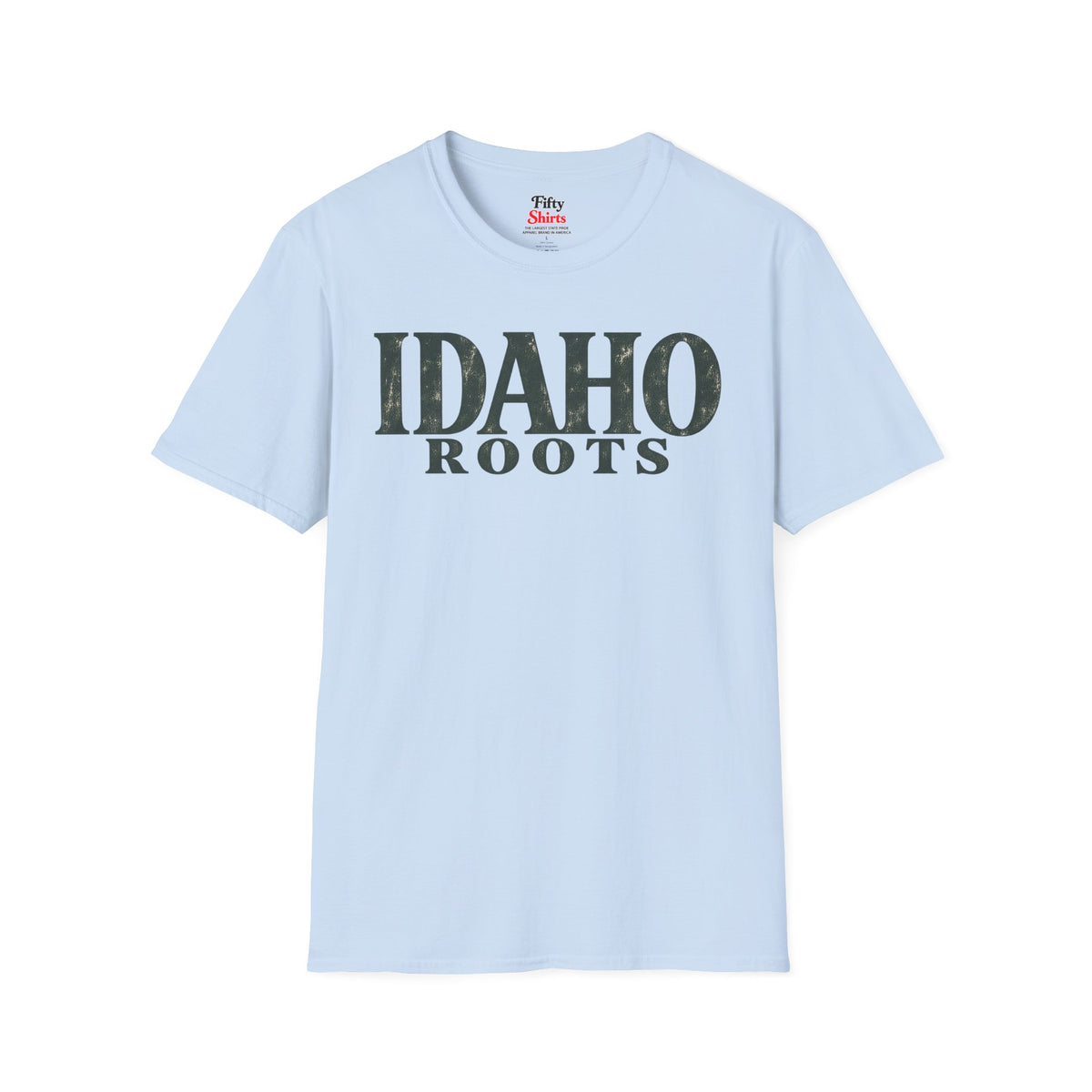 Idaho Roots Unisex Softstyle T Shirt State Name Graphic Tee