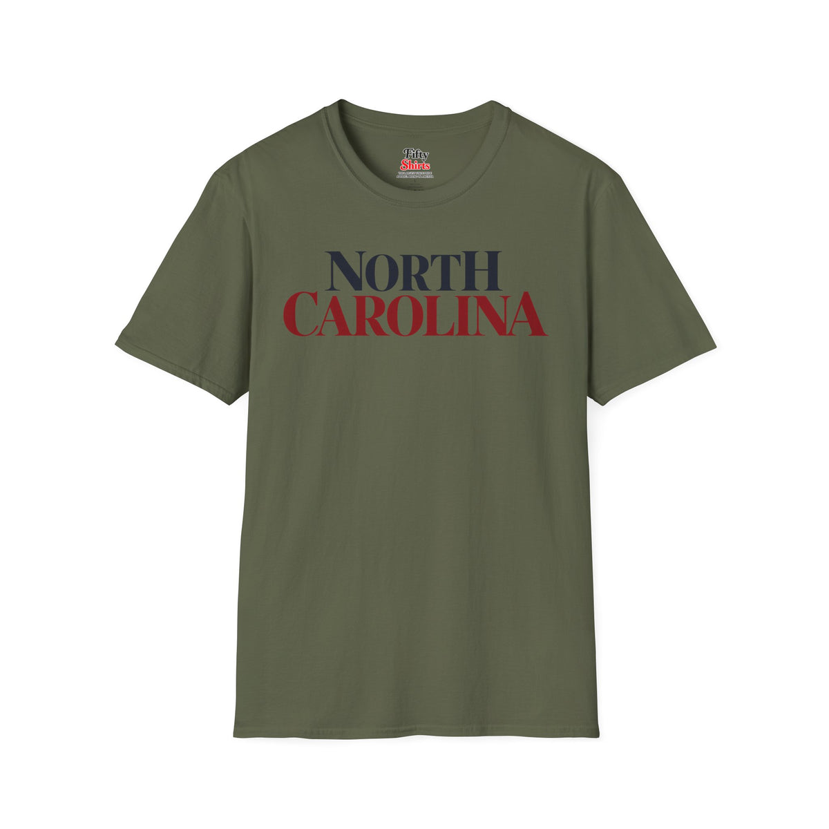 North Carolina Unisex Softstyle T Shirt State Name Graphic Tee