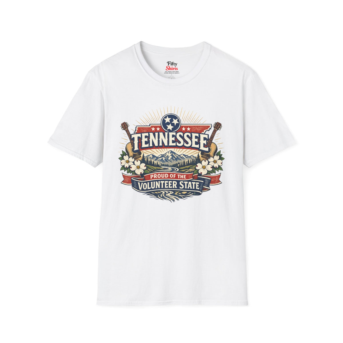 Tennessee State Pride Unisex Softstyle T Shirt State Pride Graphic Tee Collections FS03