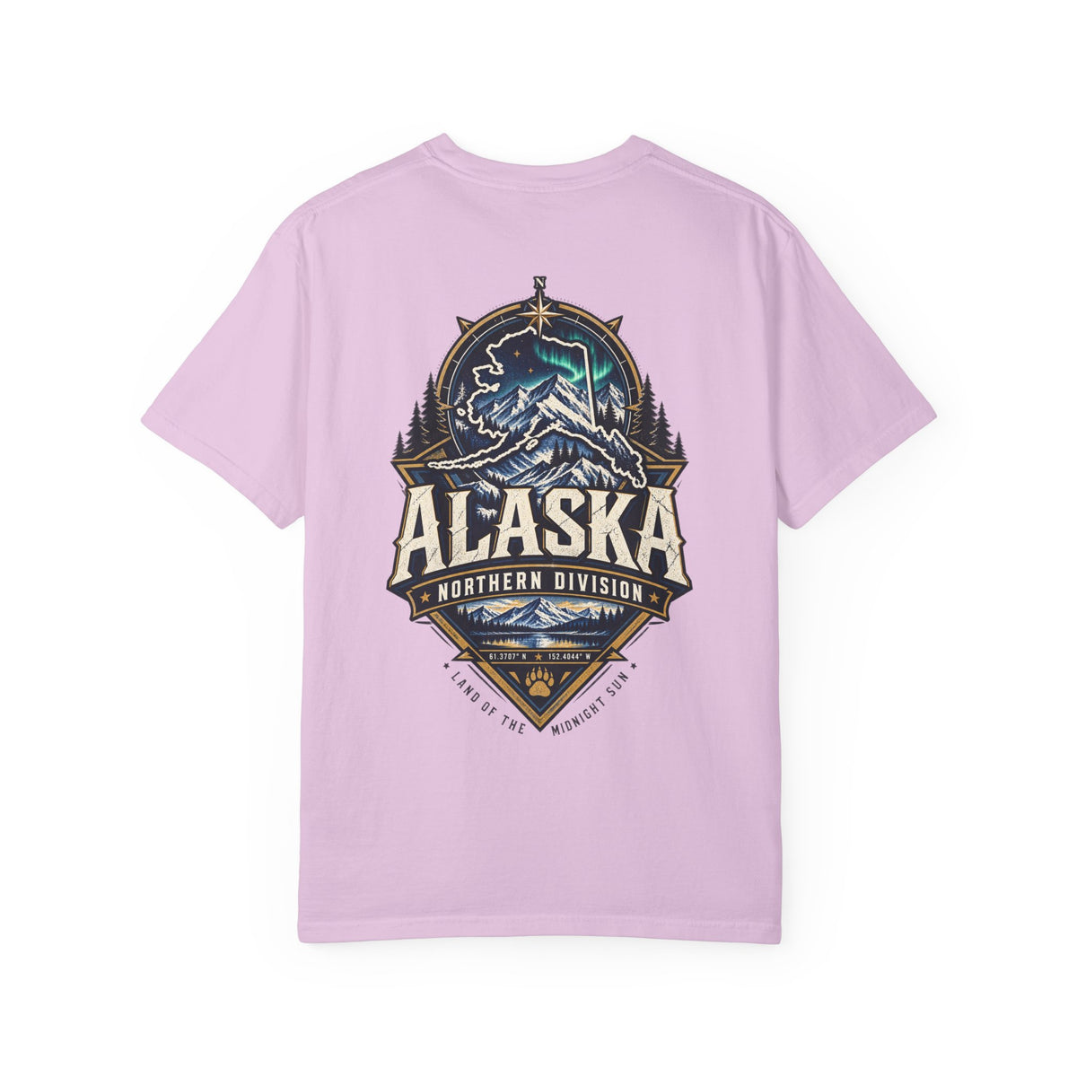 Alaska Northern Division Unisex Comfort Color 1717 Streetwear Graphic Tee