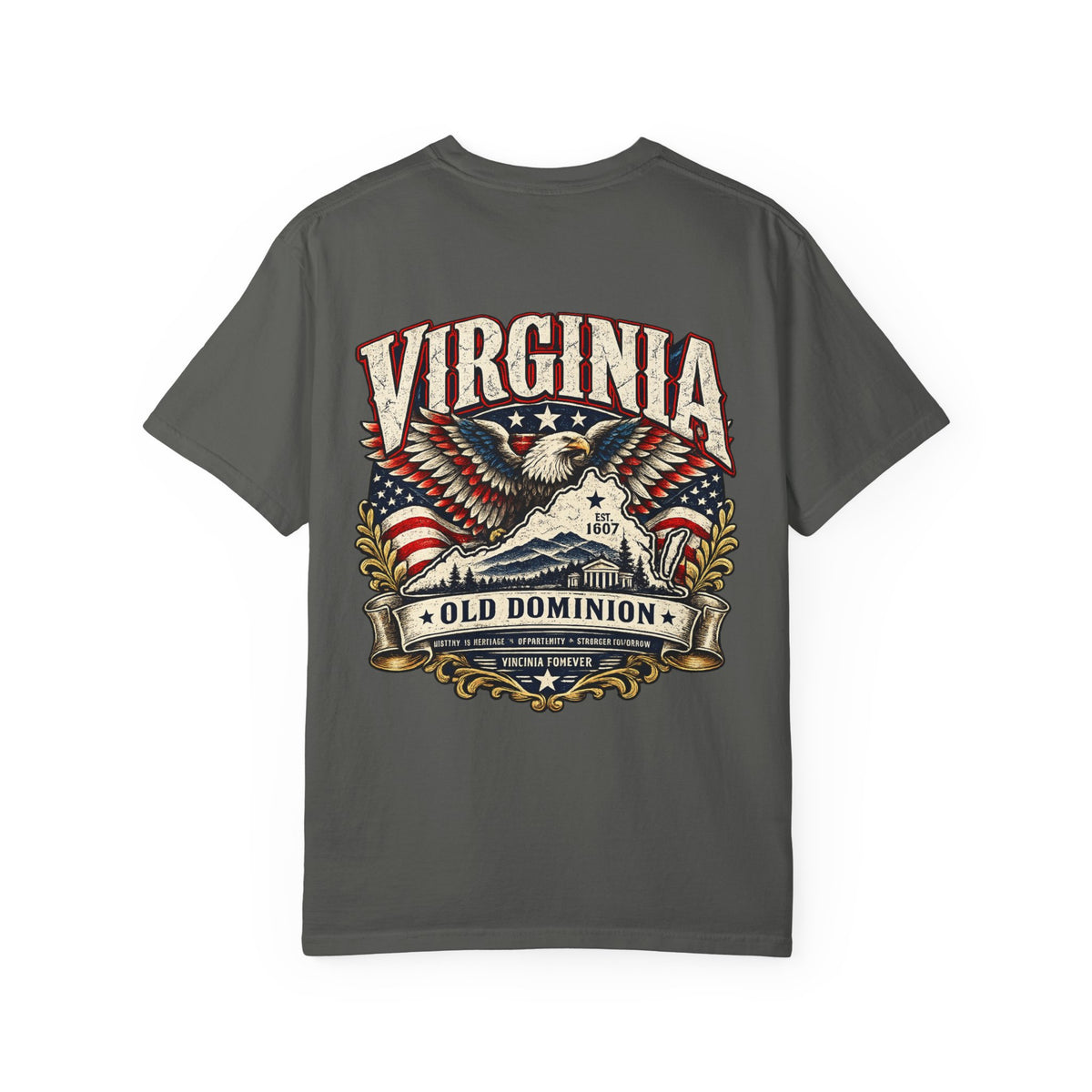 Virginia Old Dominion Unisex Comfort Color 1717 Streetwear Graphic Tee
