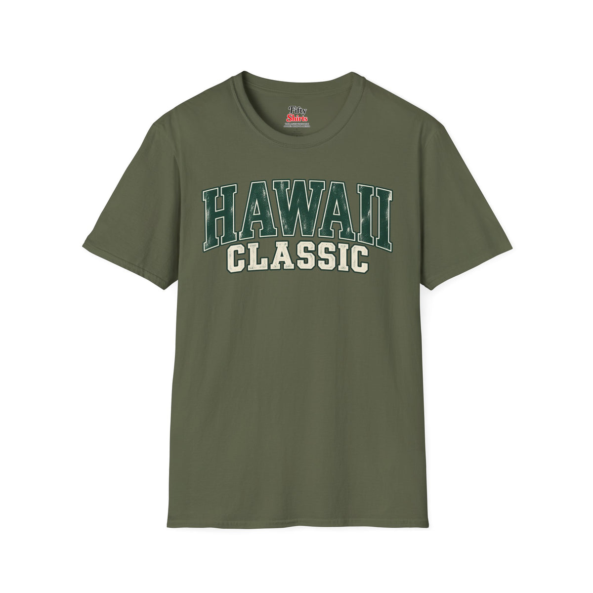 Hawaii Classic Unisex Softstyle T Shirt State Name Graphic Tee