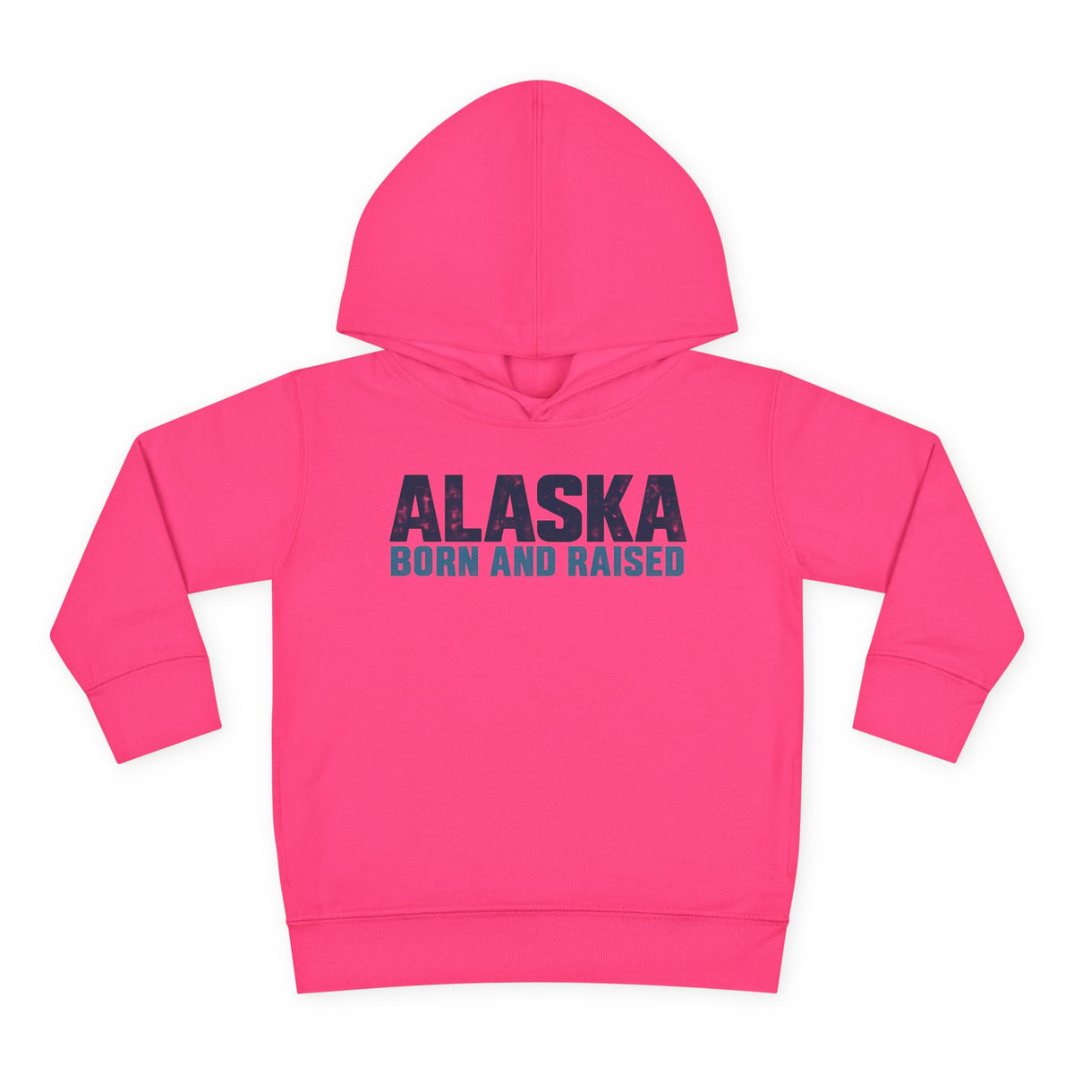 Alaska Born and Raised Modern Streetwear Unisex Toddler Pullover Fleece Hoodie