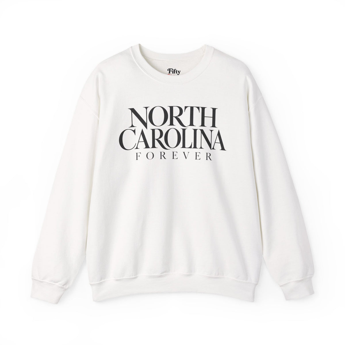 North Carolina Forever Unisex Crewneck Sweatshirt State Name Graphic