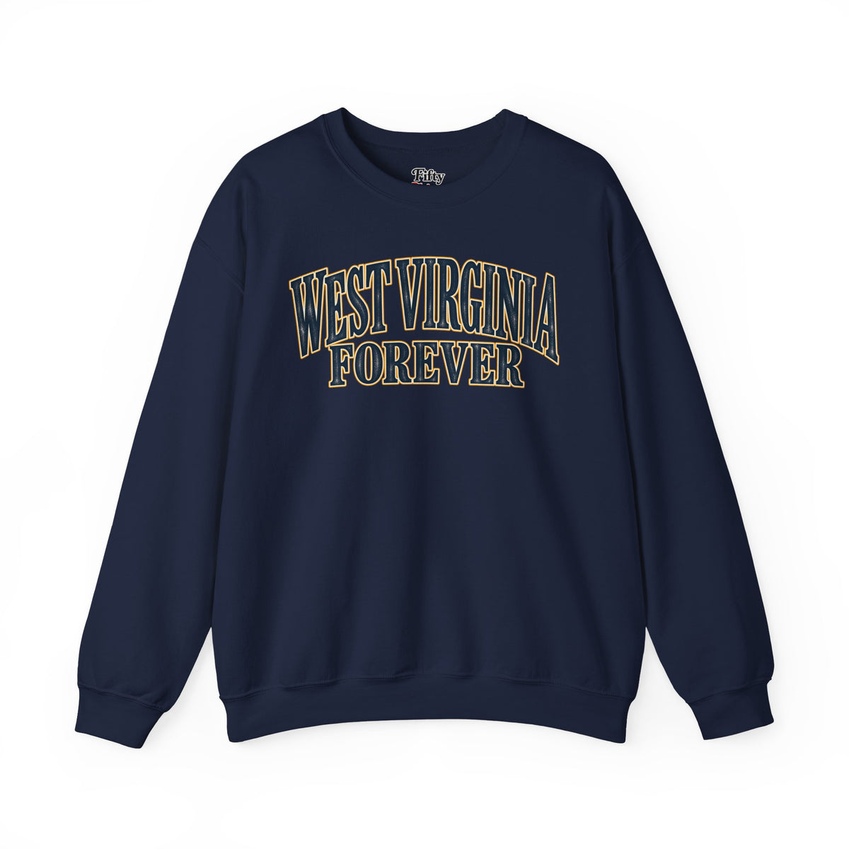 West Virginia Forever Unisex Crewneck Sweatshirt State Name Graphic