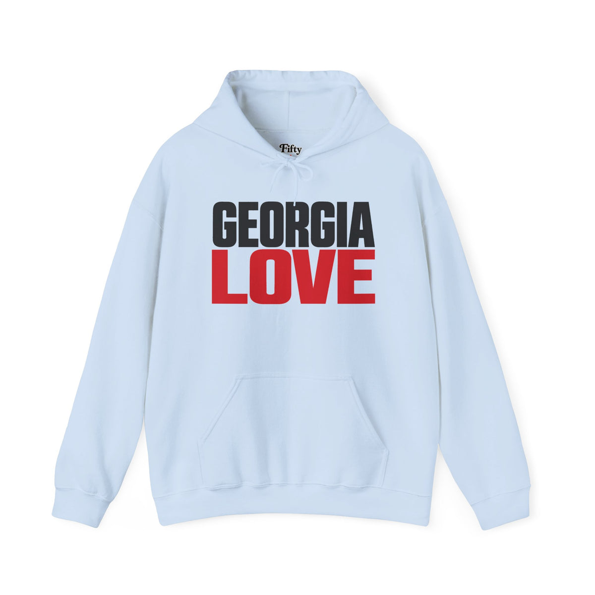 Georgia Love Unisex Hoodie State Name Graphic