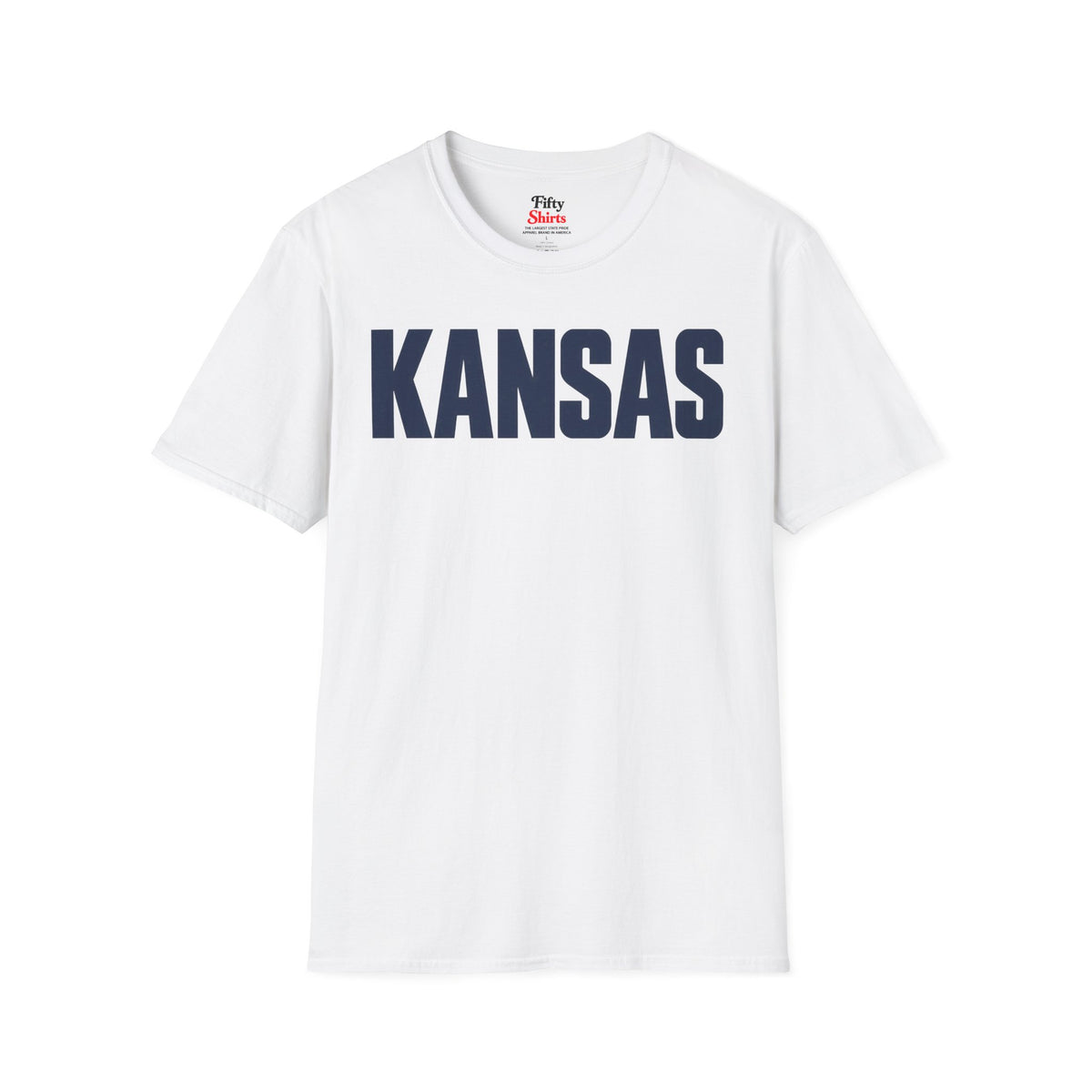 Kansas Unisex Softstyle T Shirt State Name Graphic Tee