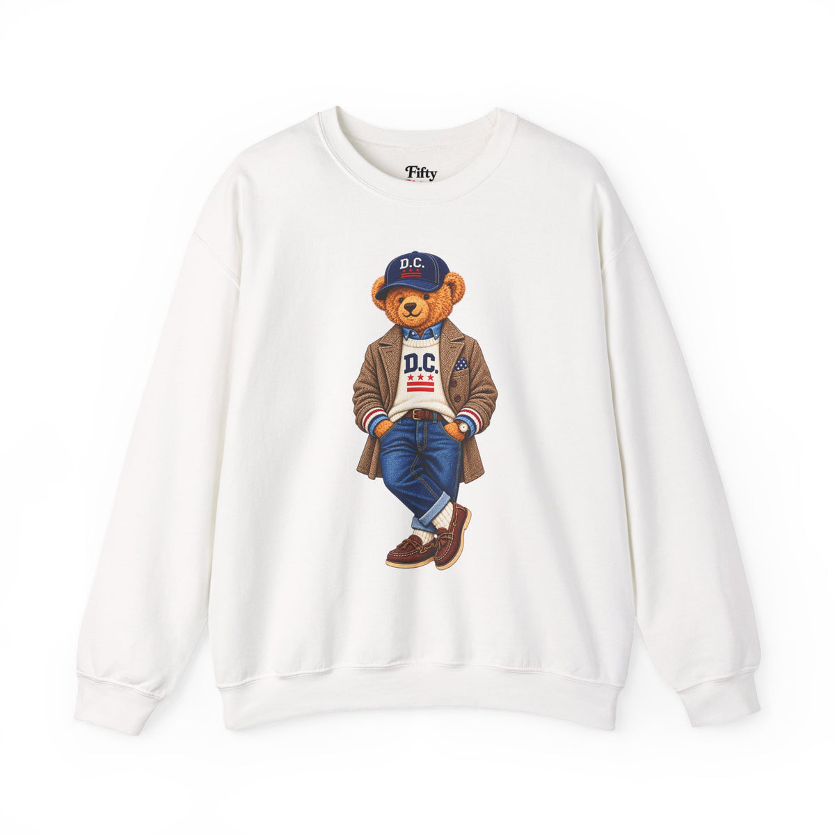 Washington D.C - Game Day Teddy Bear Sweatshirt