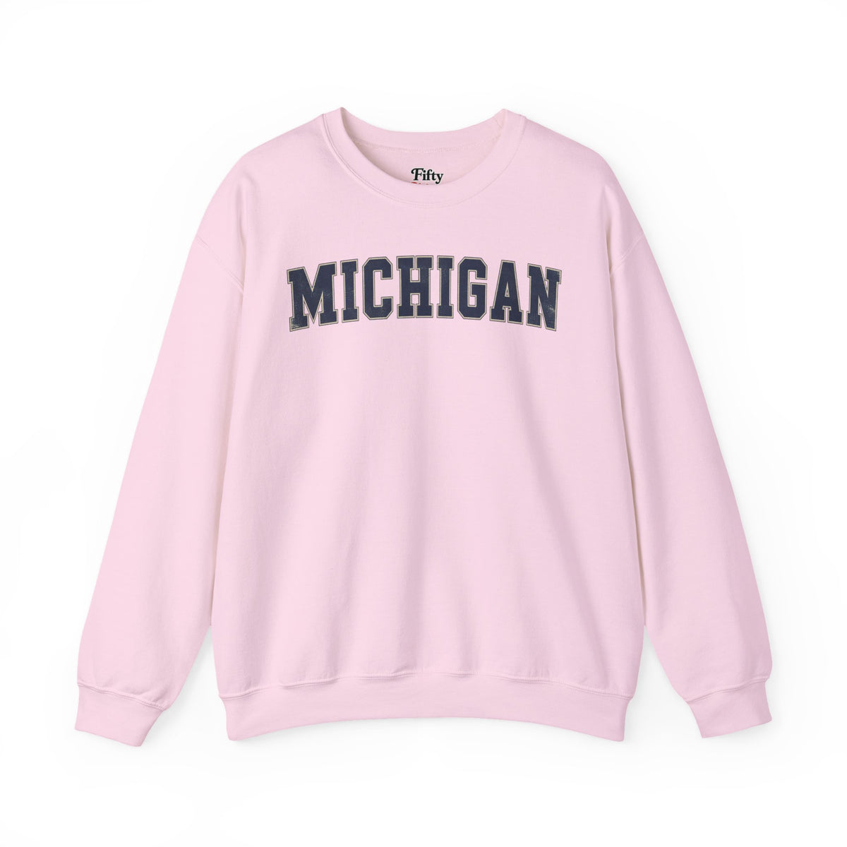Michigan Unisex Crewneck Sweatshirt State Name Graphic