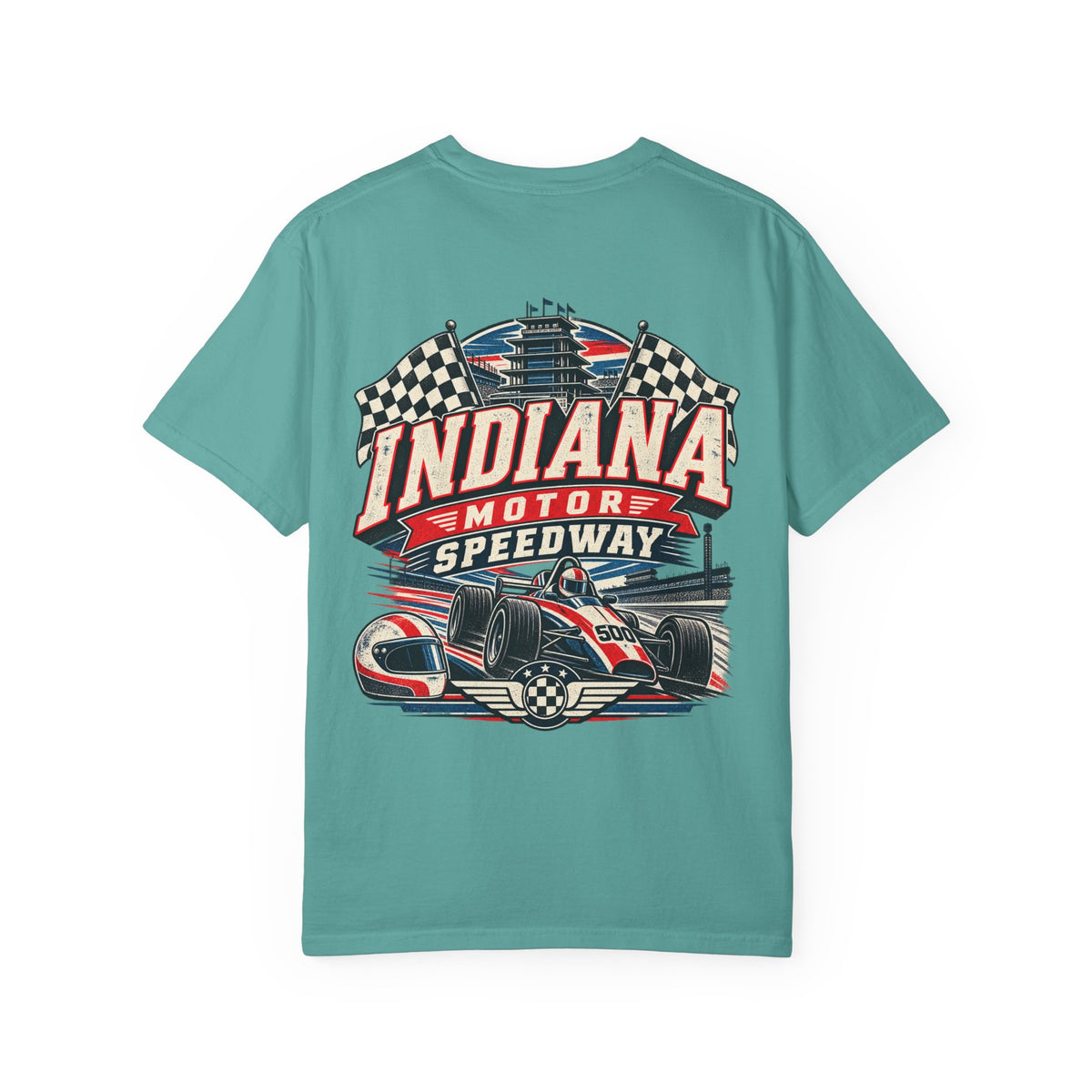 Indiana Motor Speedway Unisex Comfort Color 1717 Streetwear Graphic Tee