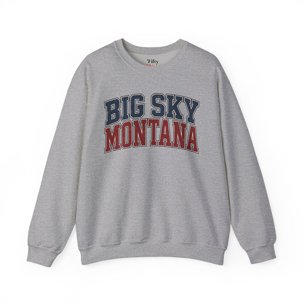 Big Sky Montana Unisex Crewneck Sweatshirt State Name Graphic
