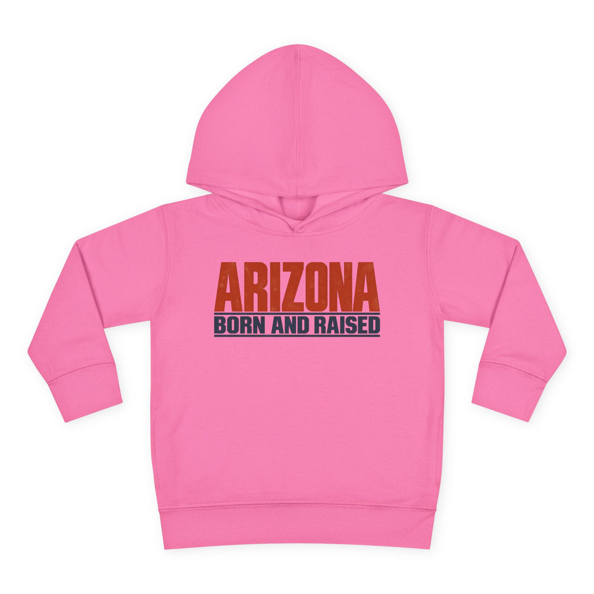 Arizona Born and Raised Modern Streetwear Unisex Toddler Pullover Fleece Hoodie