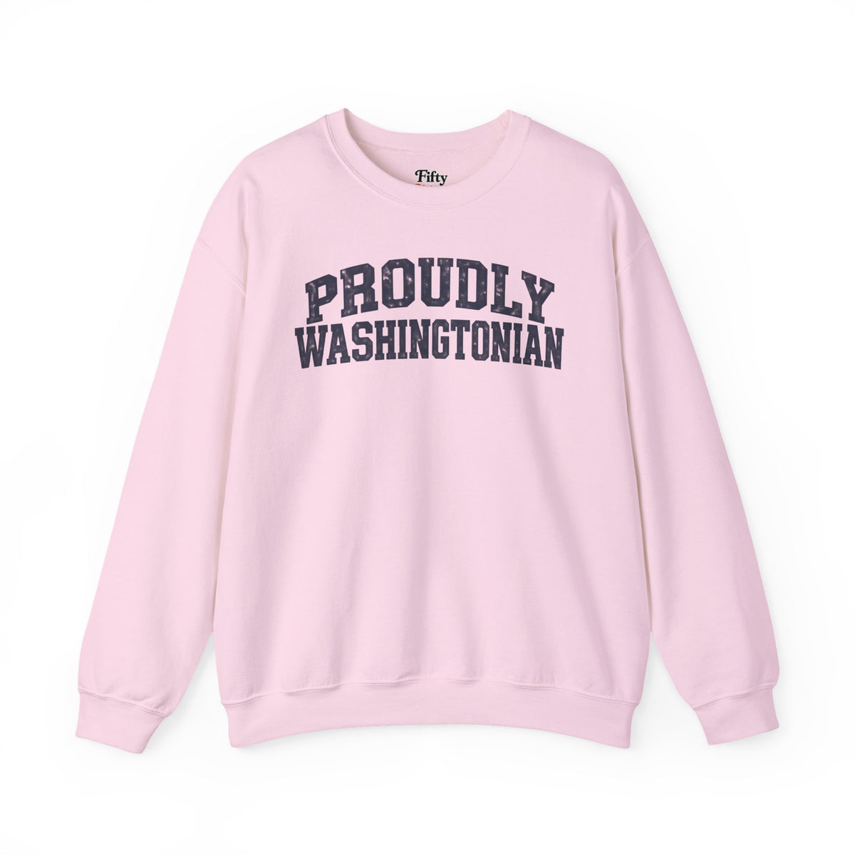 Proudly Washington Unisex Crewneck Sweatshirt State Name Graphic