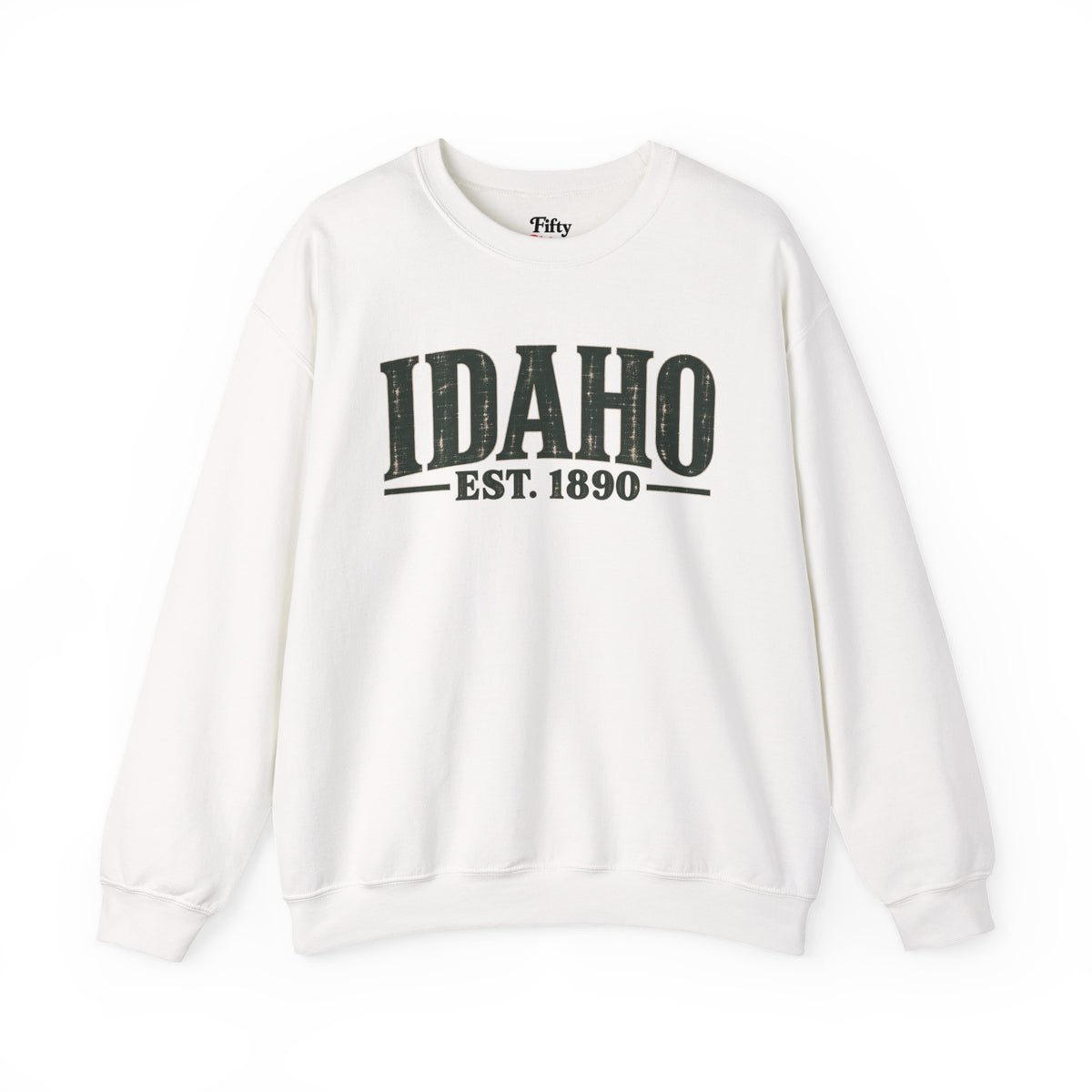 Idaho Est 1890 Unisex Crewneck Sweatshirt State Name Graphic
