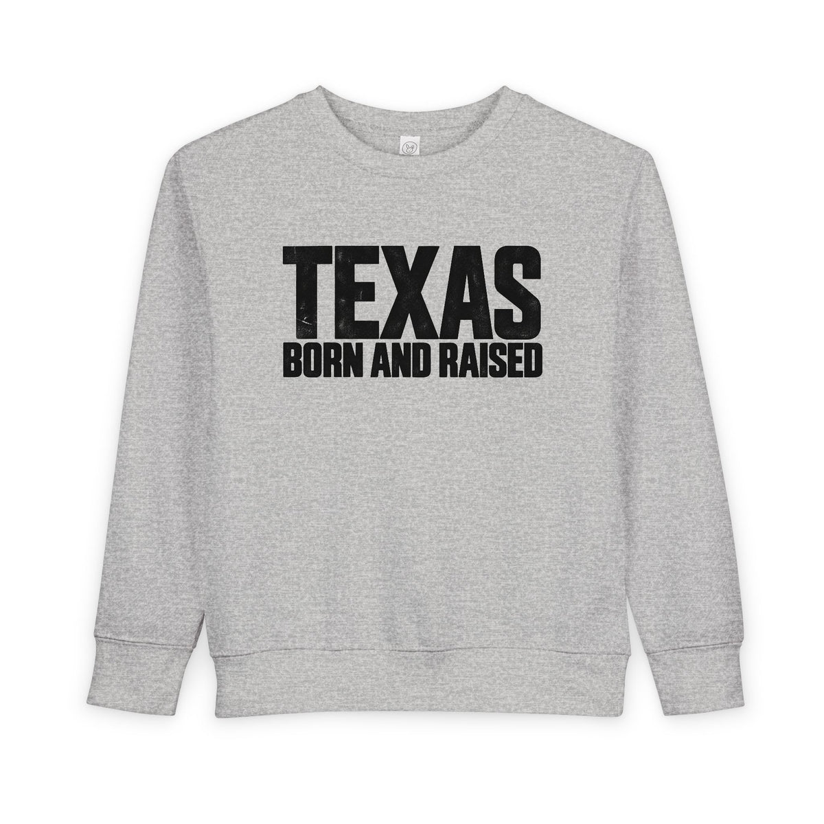 Texas Born and Raised Modern Minimal Unisex Toddler Sweatshirt