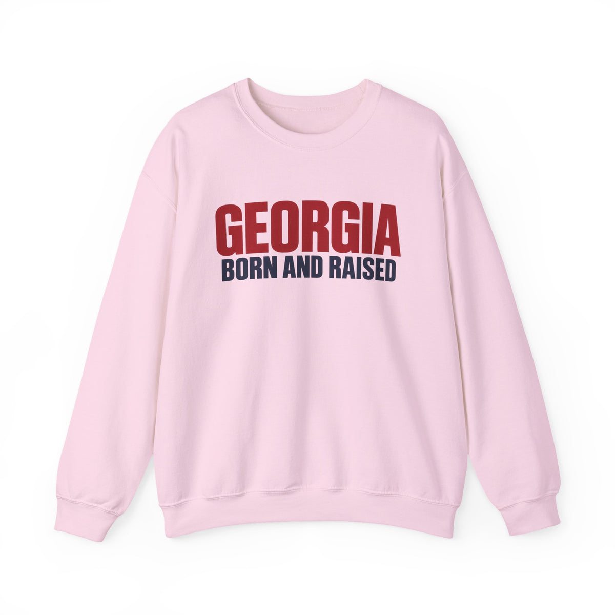 Georgia Born and Raised Minimal Modern Unisex Sweatshirt Graphic