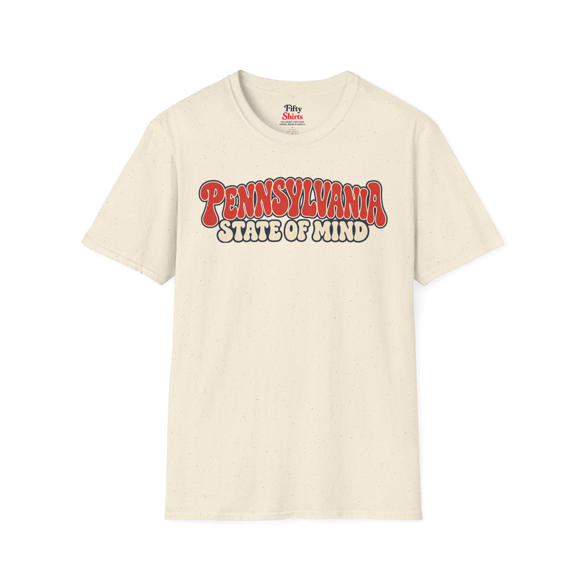 Pennsylvania State of Mind Unisex Softstyle T Shirt State Name Graphic Tee