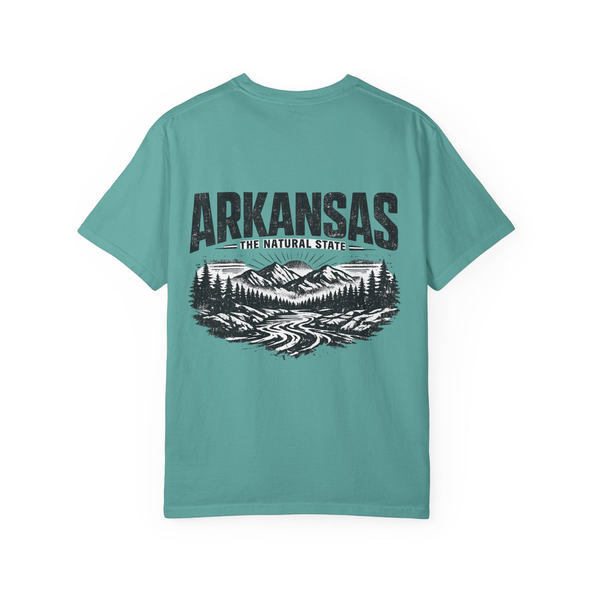Arkansas Natural State Streetwear Unisex Comfort Color 1717 Streetwear Graphic Tee