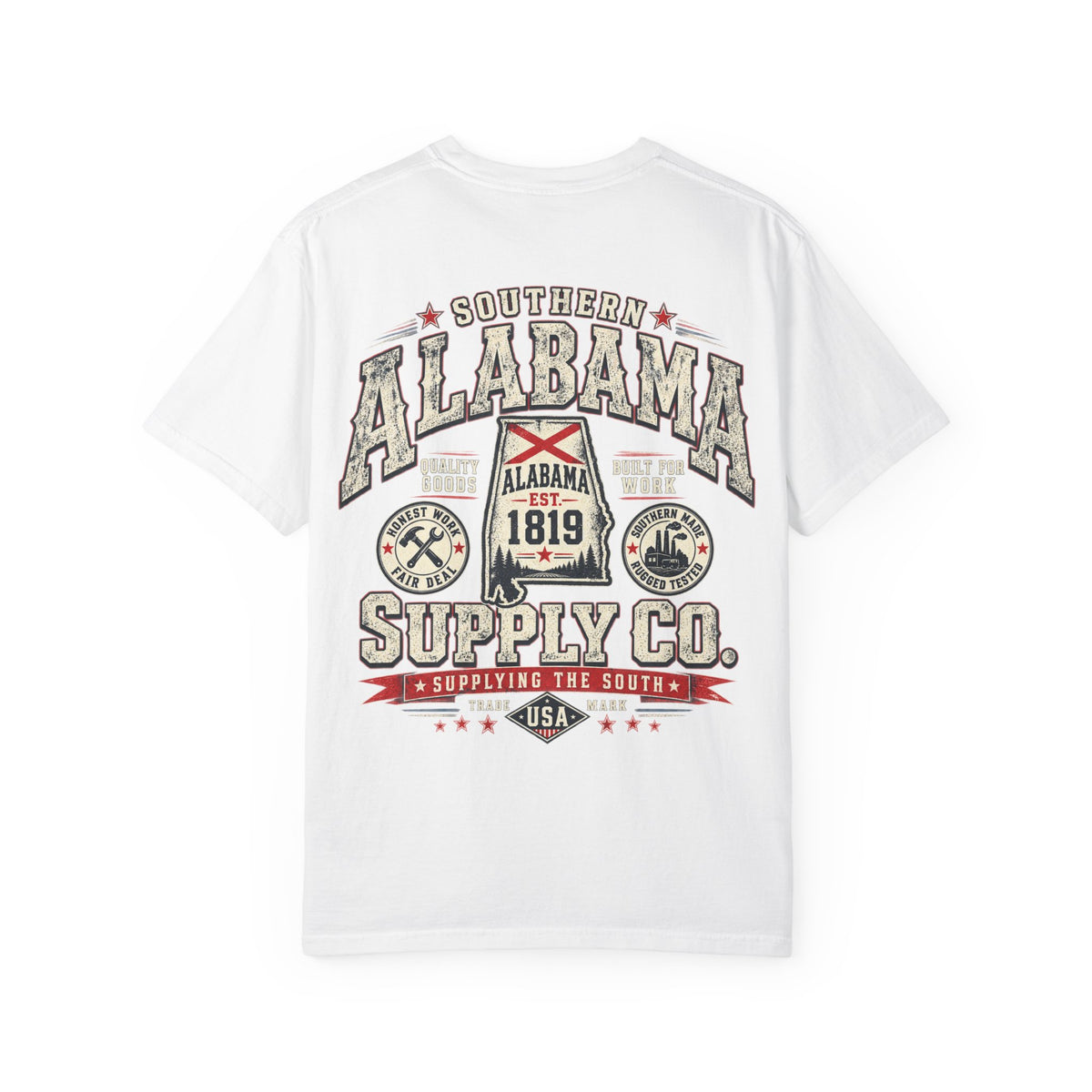 Southern Alabama Supply Unisex Comfort Color 1717 Streetwear Graphic Tee