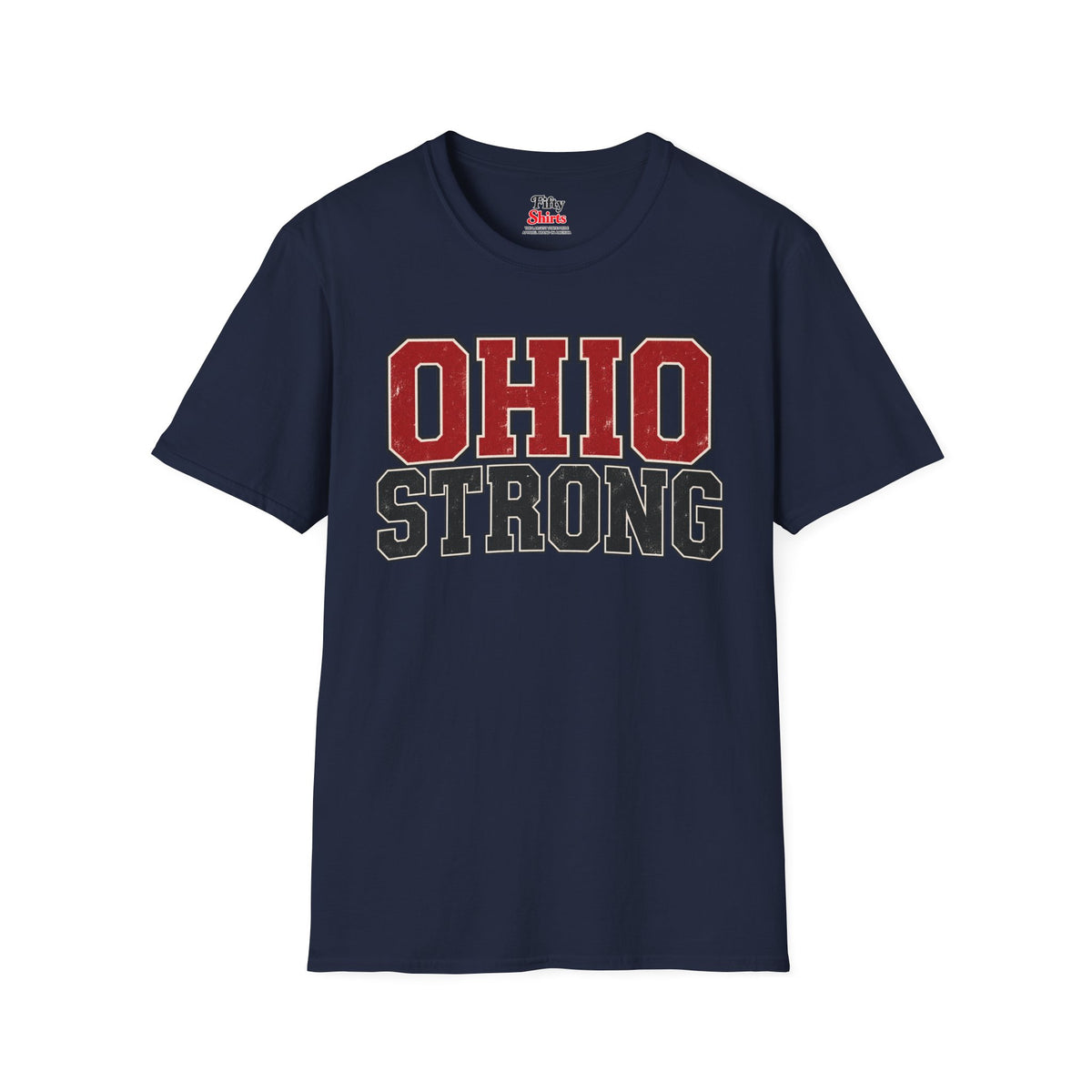 Ohio Strong Unisex Softstyle T Shirt State Name Graphic Tee