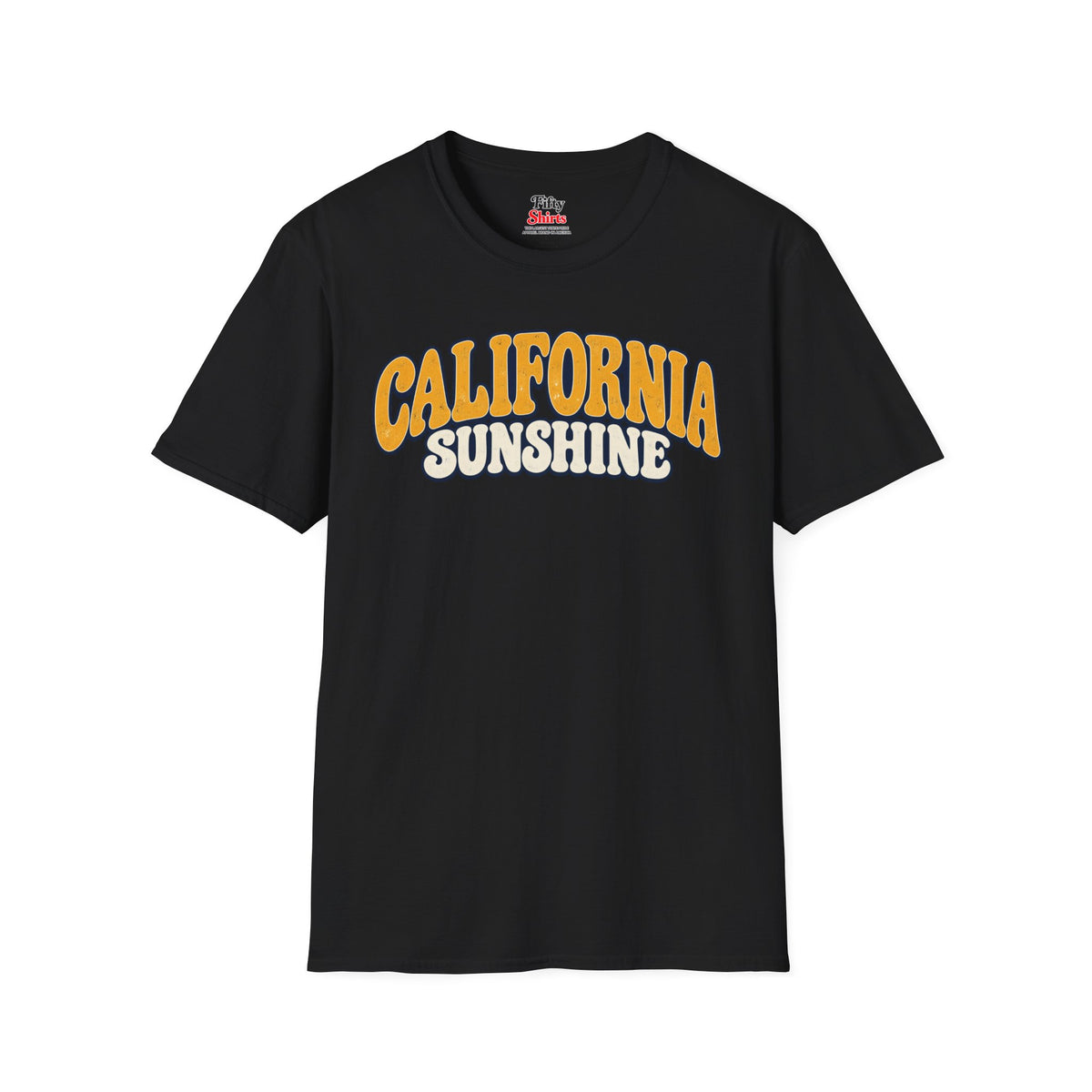 California Sunshine Unisex Softstyle T Shirt State Name Graphic Tee