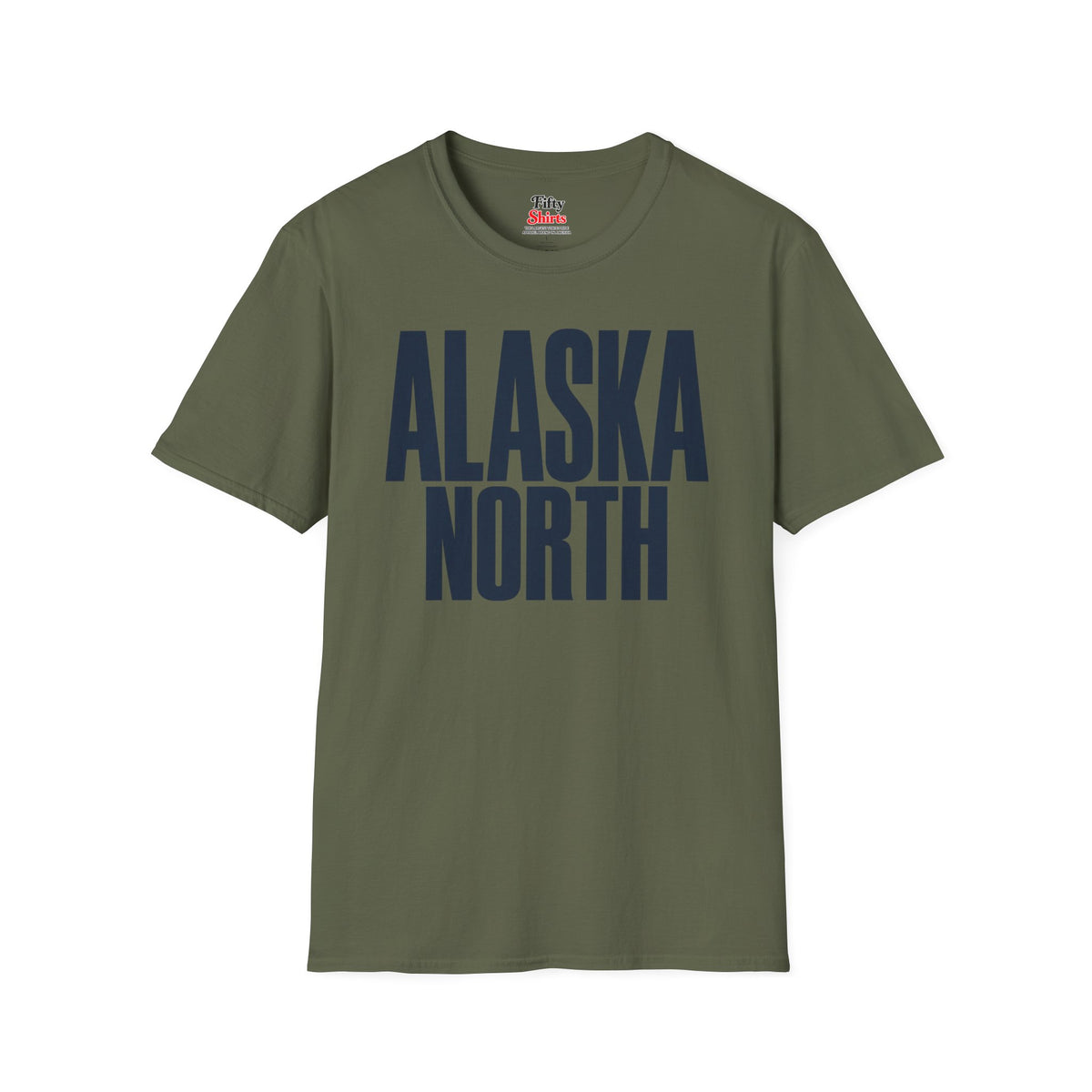 Alaska North Unisex Softstyle T Shirt State Name Graphic Tee