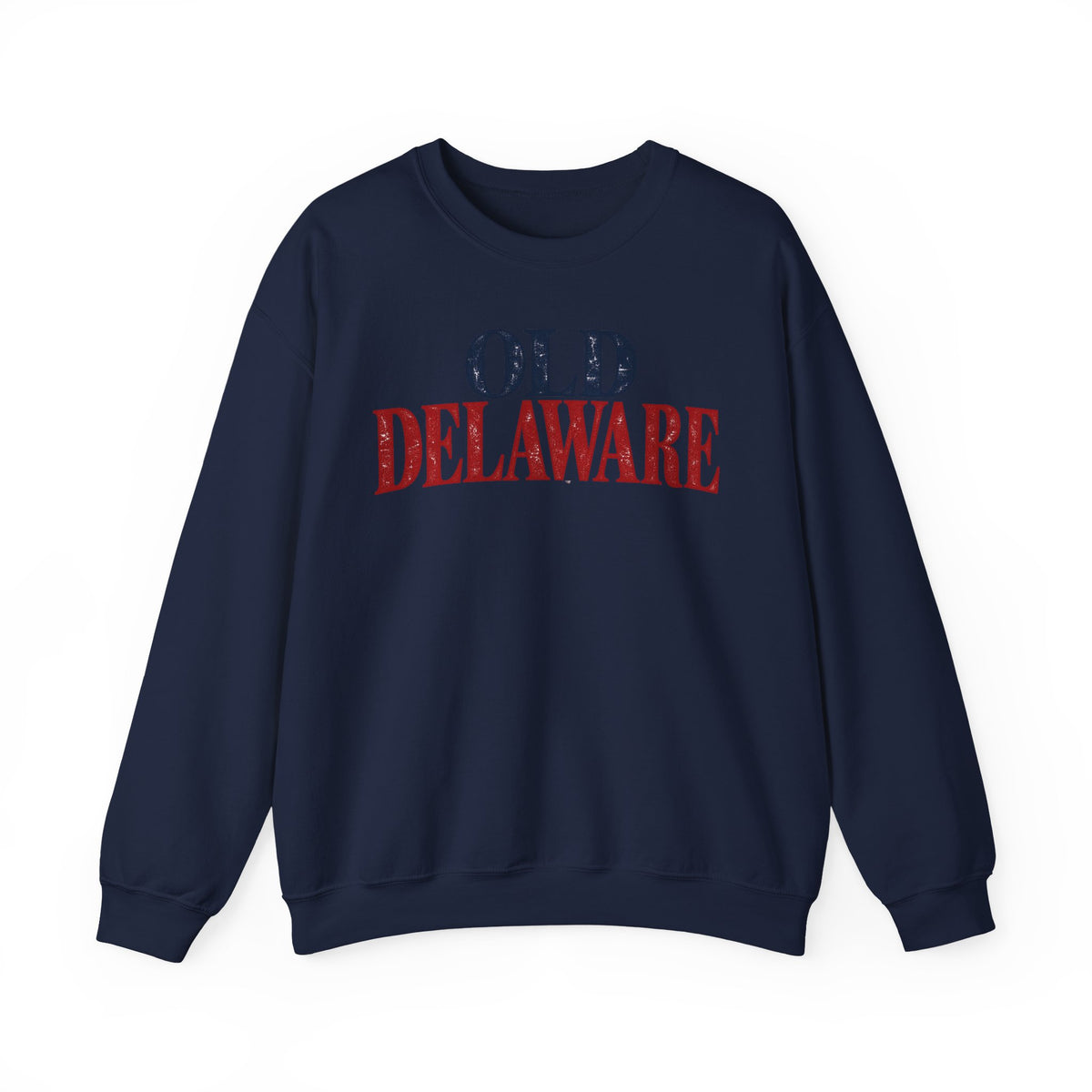 Old Delaware Unisex Crewneck Sweatshirt State Name Graphic