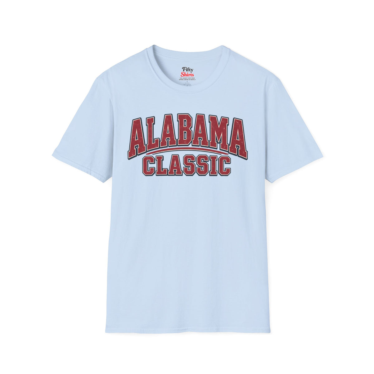 Alabama Classic Unisex Softstyle T Shirt State Name Graphic Tee