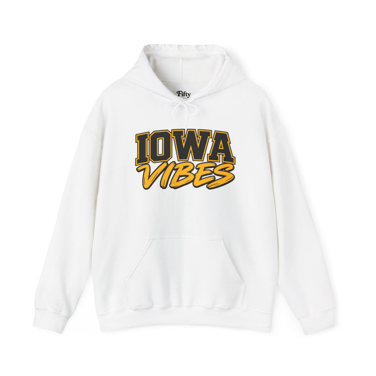 Iowa Vibes Unisex Hoodie State Name Graphic