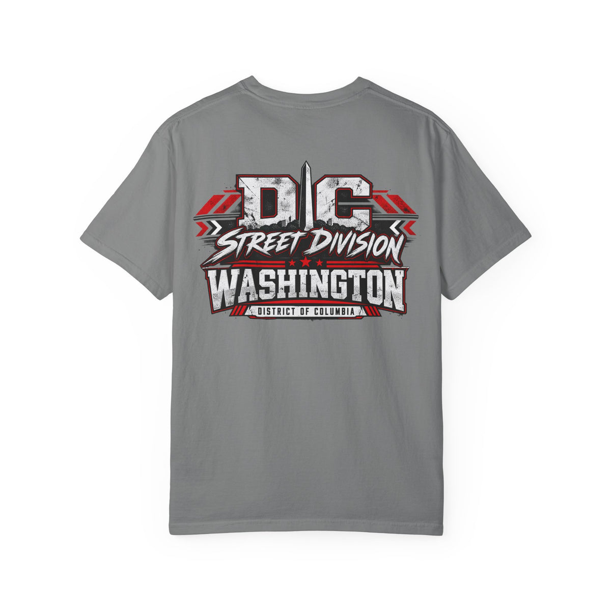 Washington DC Street Division Unisex Comfort Color 1717 Streetwear Graphic Tee
