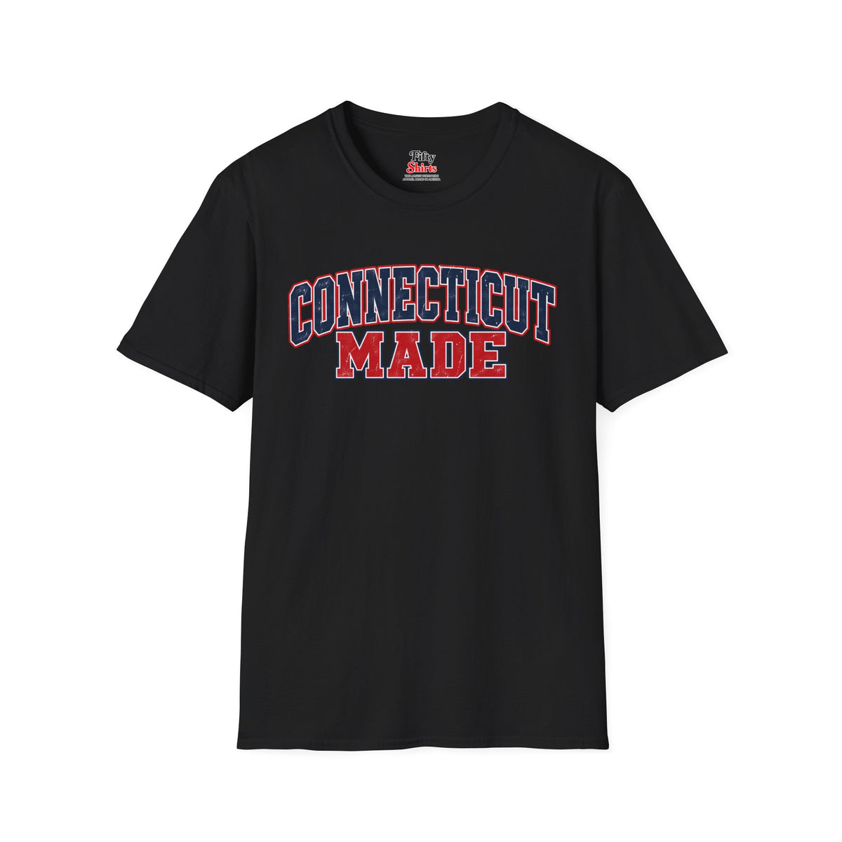 Connecticut Made Unisex Softstyle T Shirt State Name Graphic Tee
