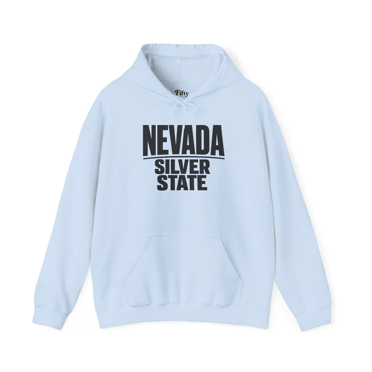 Nevada Silver State Unisex Hoodie State Name Graphic