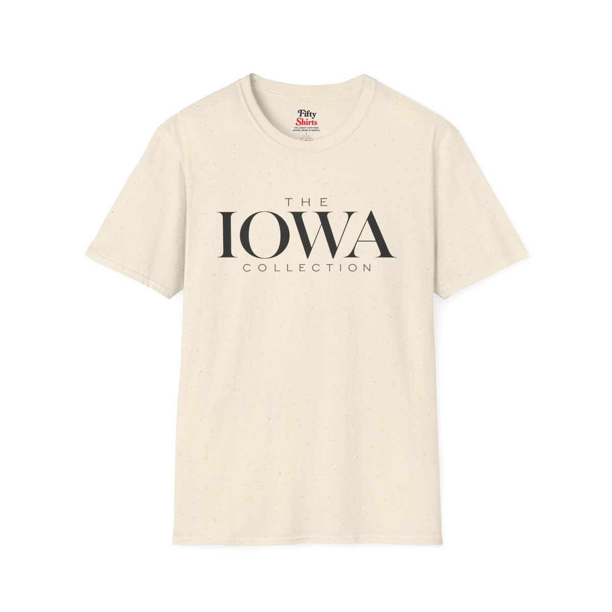 The Iowa Collection Unisex Softstyle T Shirt State Name Graphic Tee