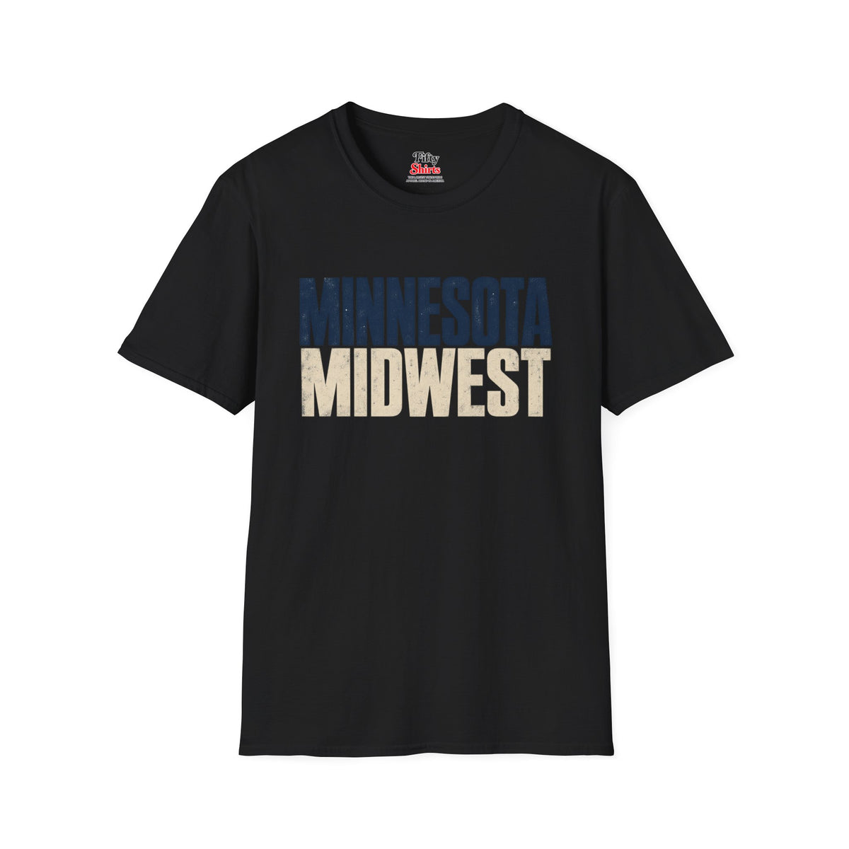 Minnesota Midwest Unisex Softstyle T Shirt State Name Graphic Tee
