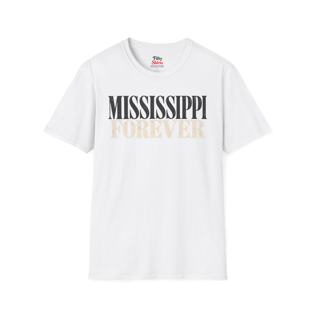 Mississippi Forever Unisex Softstyle T Shirt State Name Graphic Tee
