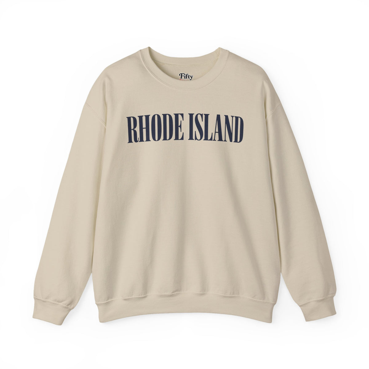 Rhode Island Unisex Crewneck Sweatshirt State Name Graphic