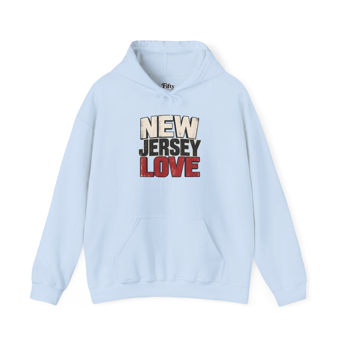 New Jersey Love Unisex Hoodie State Name Graphic
