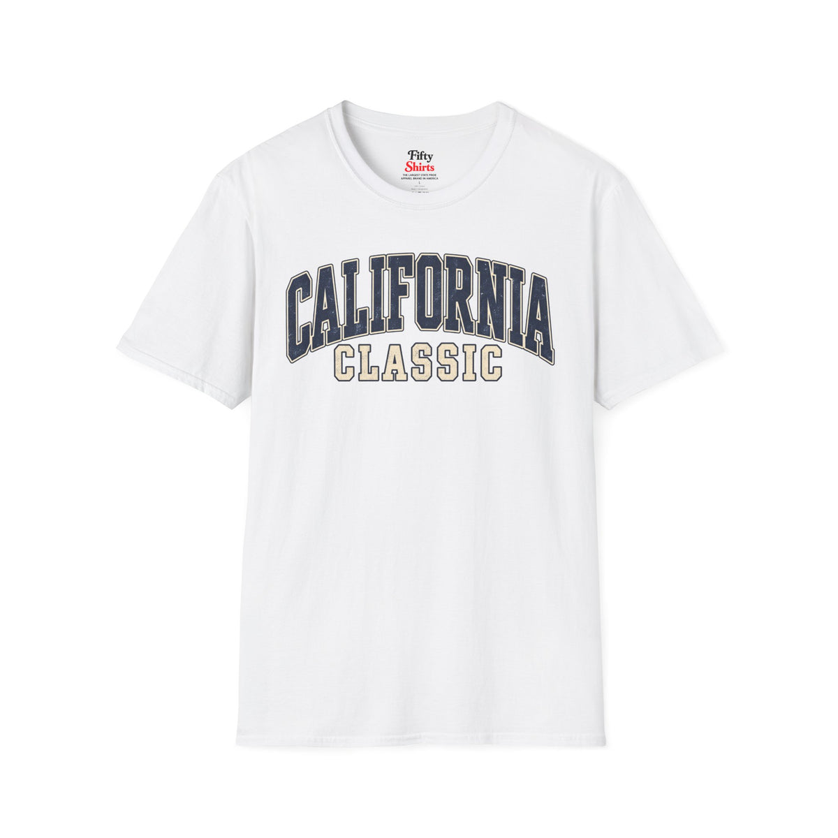 California Classic Unisex Softstyle T Shirt State Name Graphic Tee