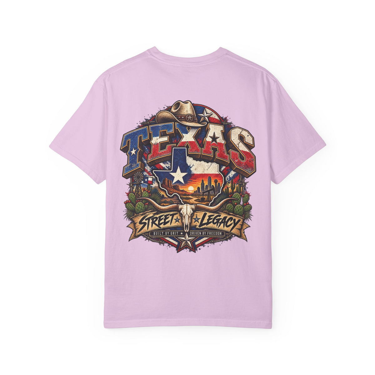 Texas Street Legacy Unisex Comfort Color 1717 Streetwear Graphic Tee