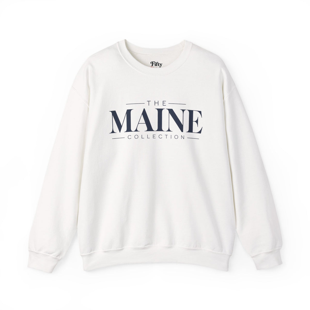 The Maine Collection Unisex Crewneck Sweatshirt State Name Graphic
