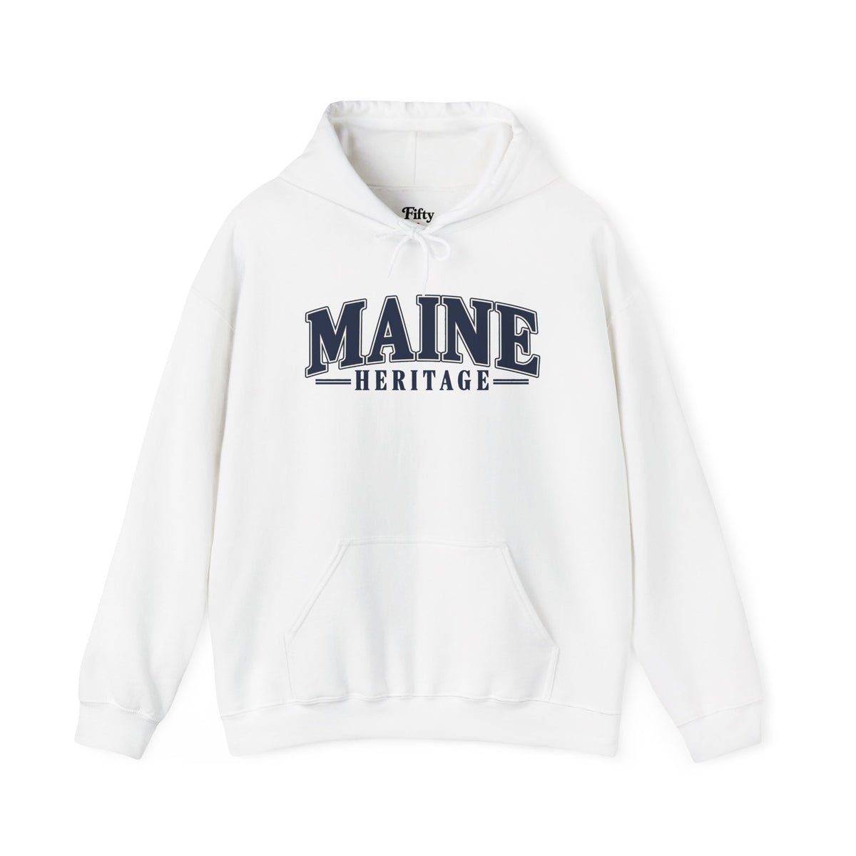 Maine Heritage Unisex Hoodie State Name Graphic