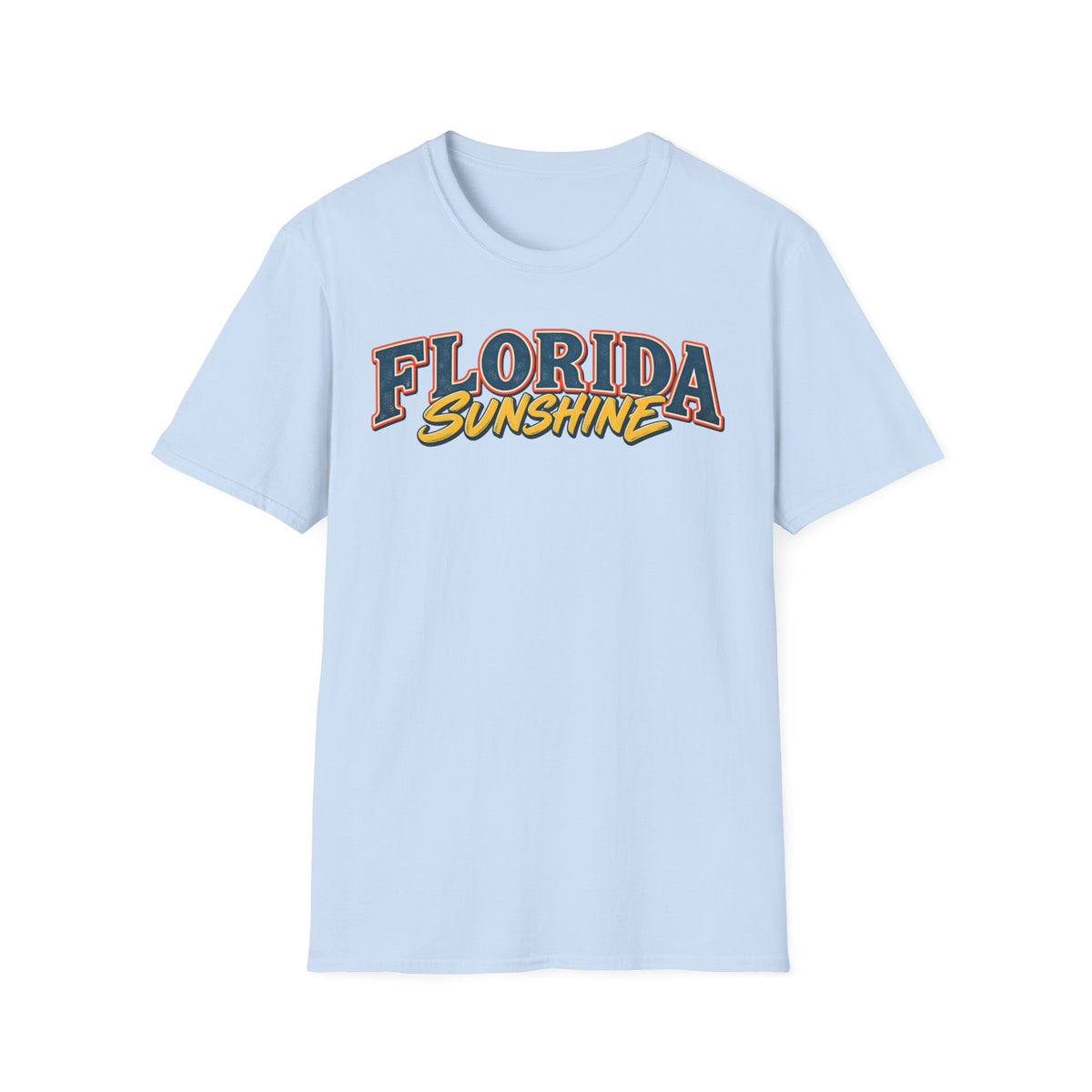 Florida Sunshine Unisex Softstyle T Shirt State Name Graphic Tee