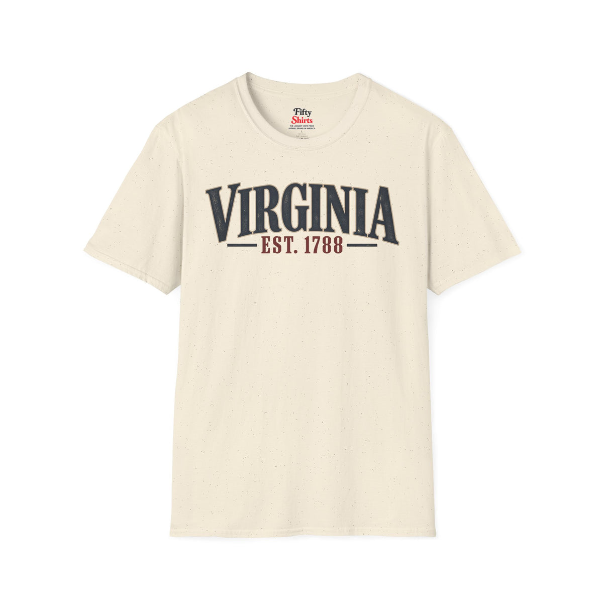 Virginia Est 1788 Unisex Softstyle T Shirt State Name Graphic Tee