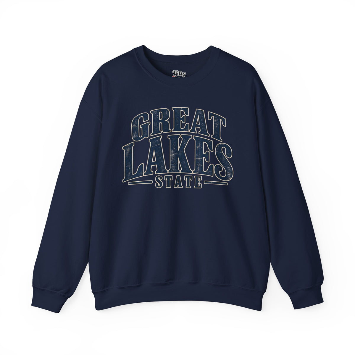Michigan Great Lakes State Unisex Crewneck Sweatshirt State Name Graphic