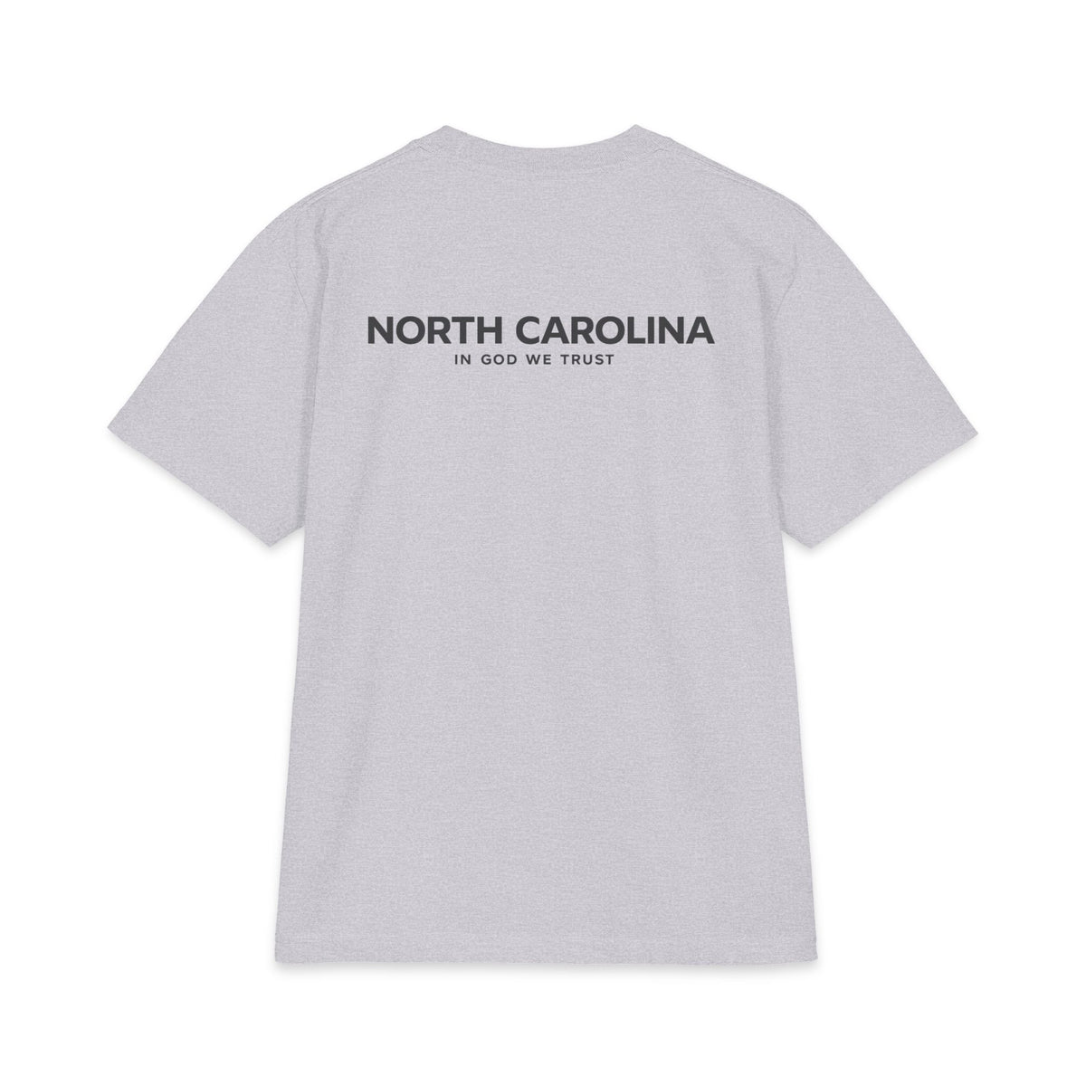 North Carolina All State In God We Trust Unisex Max Heavyweight Short Sleeve