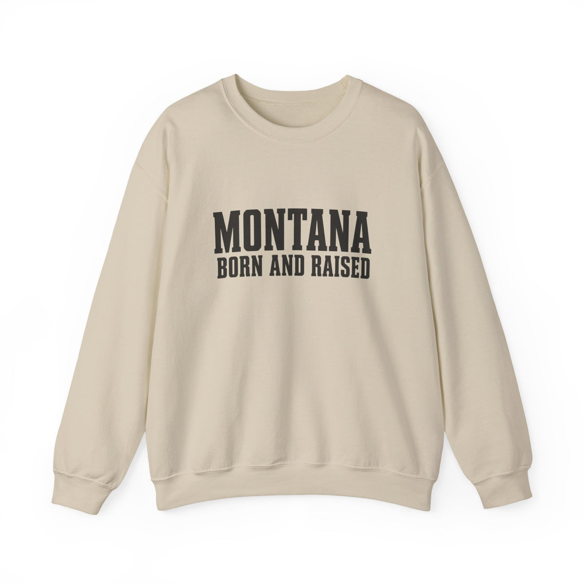 Montana Born and Raised Minimal Heritage Unisex Sweatshirt Graphic