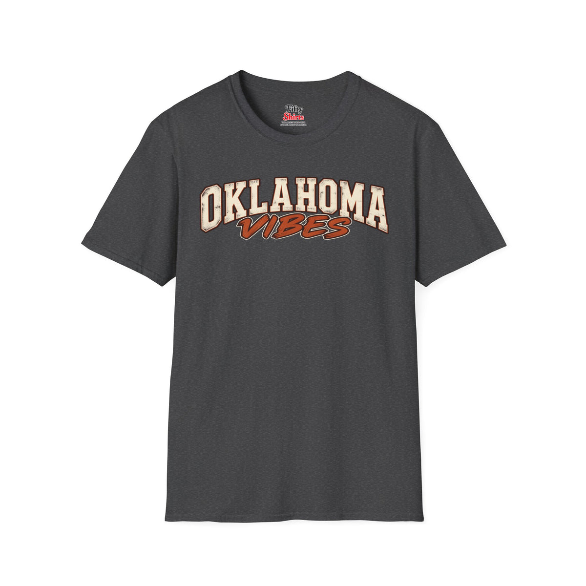 Oklahoma Vibes Unisex Softstyle T Shirt State Name Graphic Tee
