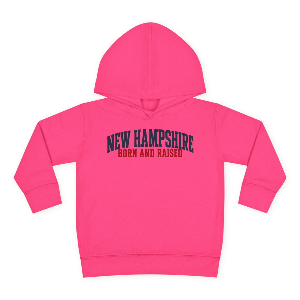 New Hampshire Born and Raised Minimal Heritage Unisex Pullover Fleece Hoodie